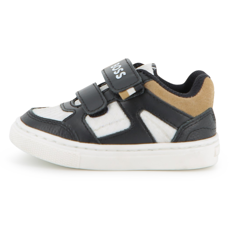 BASKETS &Agrave; BANDES AUTO AGRIPPANTES BOSS 
                        GARCON