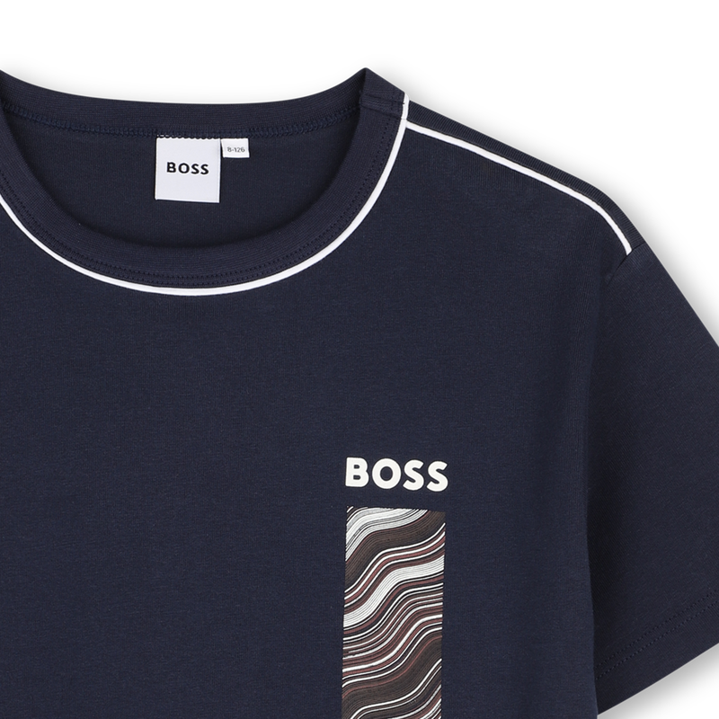 T-shirt met korte mouwen BOSS 
                        BOY
