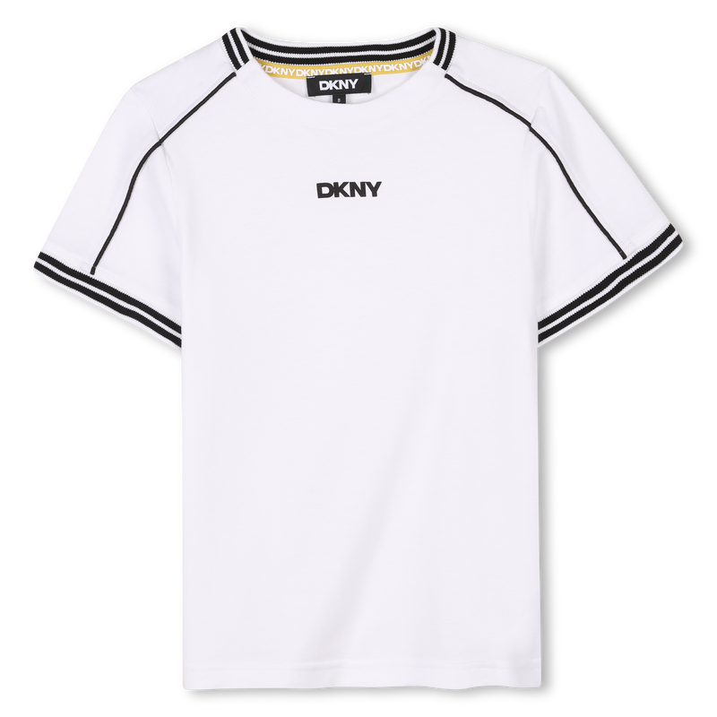 T-shirt avec bandes color&eacute;es DKNY 
                        UNISEXE