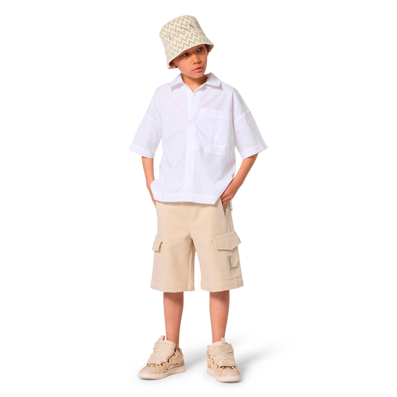 GEBREIDE STOF BUCKET HAT LANVIN 
                        BOY