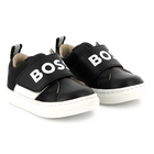 Leren sneakers met klittenband BOSS 
                    BOY