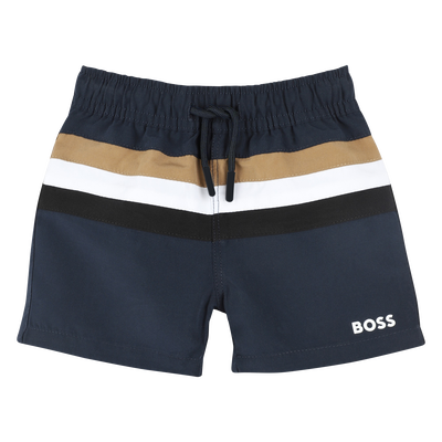 Short de bain ray&eacute; BOSS GARCON