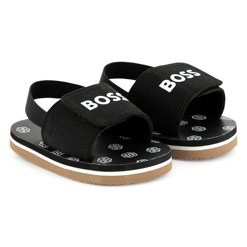 Slippers met klittenband BOSS 
                        BOY