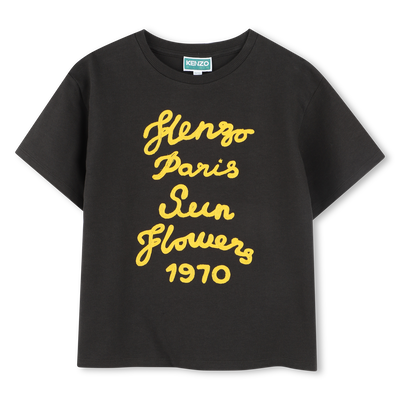Katoenen T-shirt, borduursel KENZO KIDS BOY