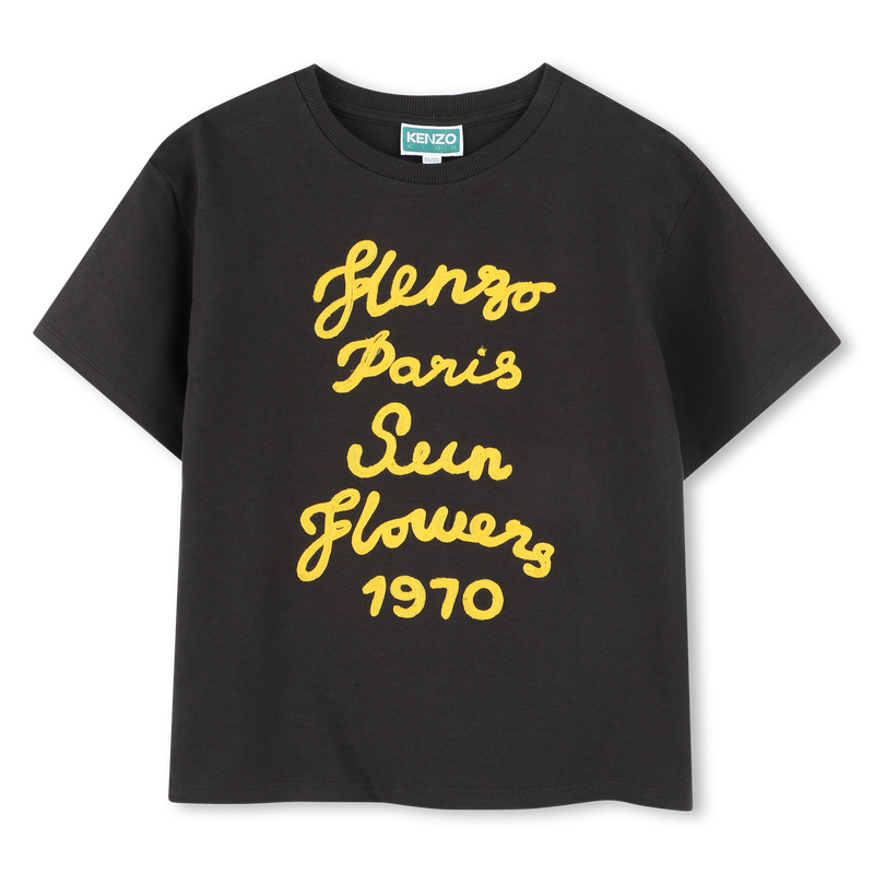Katoenen T-shirt, borduursel KENZO KIDS 
                        BOY
