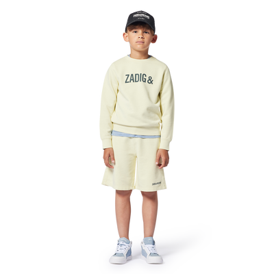 Bermuda molletonn&eacute; &agrave; poches ZADIG & VOLTAIRE UNISEXE