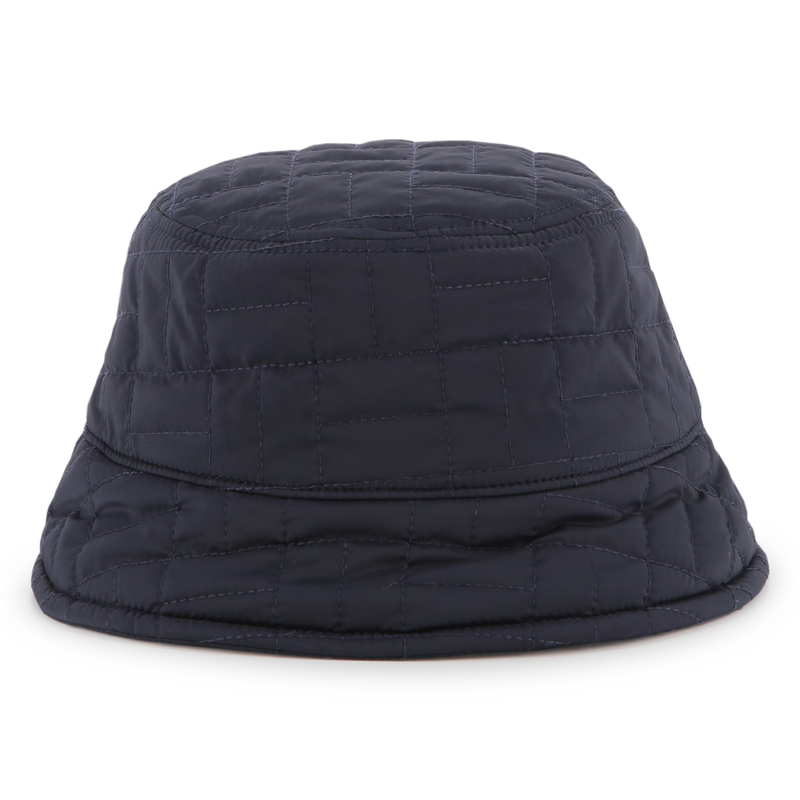 Polyester bucket hat met stiksels KENZO KIDS 
                        UNISEX