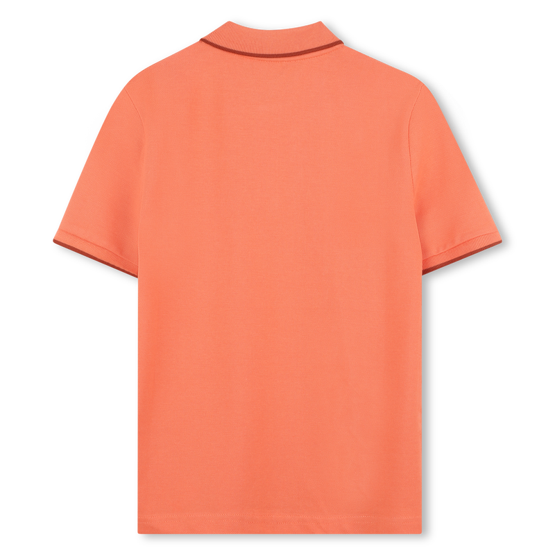 Effen polo van katoenpiqu&eacute; BOSS 
                        BOY