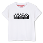 T-shirt &agrave; manches courtes HUGO 
                    FILLE