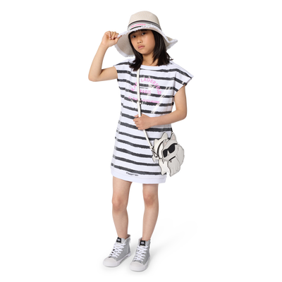 Basket &agrave; lacets KARL LAGERFELD KIDS FILLE