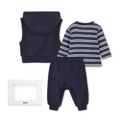 Ensemble pantalon, cardigan et tee-shirt BOSS GARCON