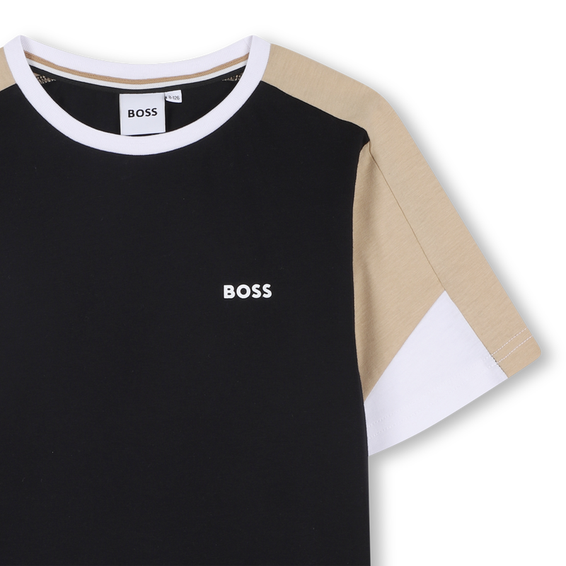ENSEMBLE T-SHIRT + BERMUDA BOSS 
                        GARCON