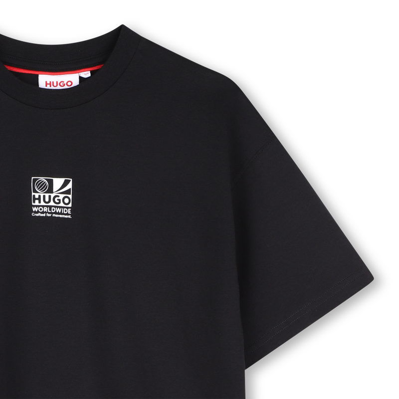 T-shirt met korte mouwen HUGO 
                        BOY