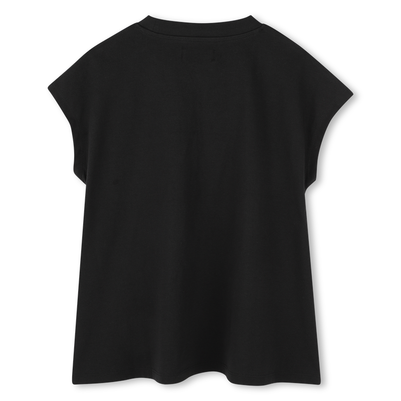 T-shirt fluide en coton DKNY 
                        FILLE