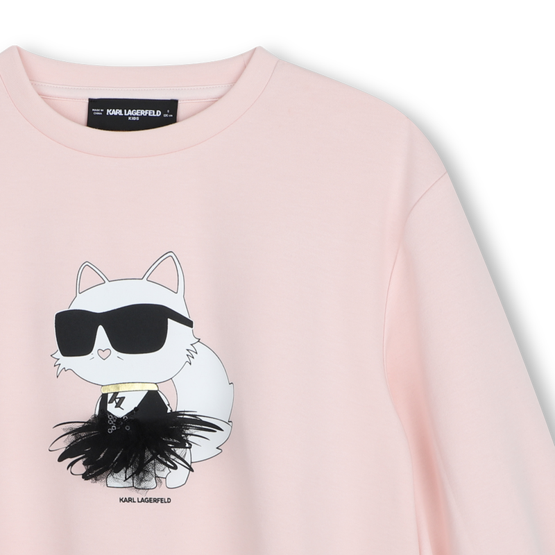 Sweat-shirt KARL LAGERFELD KIDS 
                        FILLE