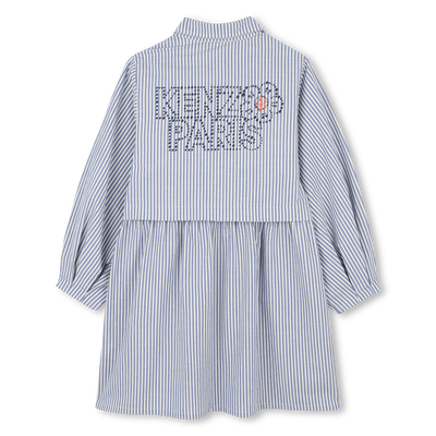 Robe chemise &agrave; rayures fines KENZO KIDS FILLE