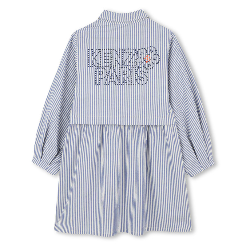 Robe chemise &agrave; rayures fines KENZO KIDS 
                        FILLE