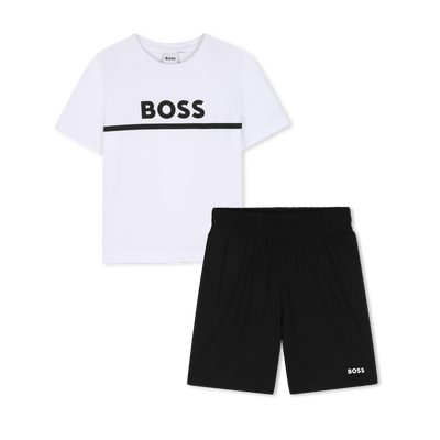 T-shirt en shorts set BOSS JONGEN