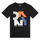 Katoenen T-shirt korte mouwen DKNY 
                    BOY