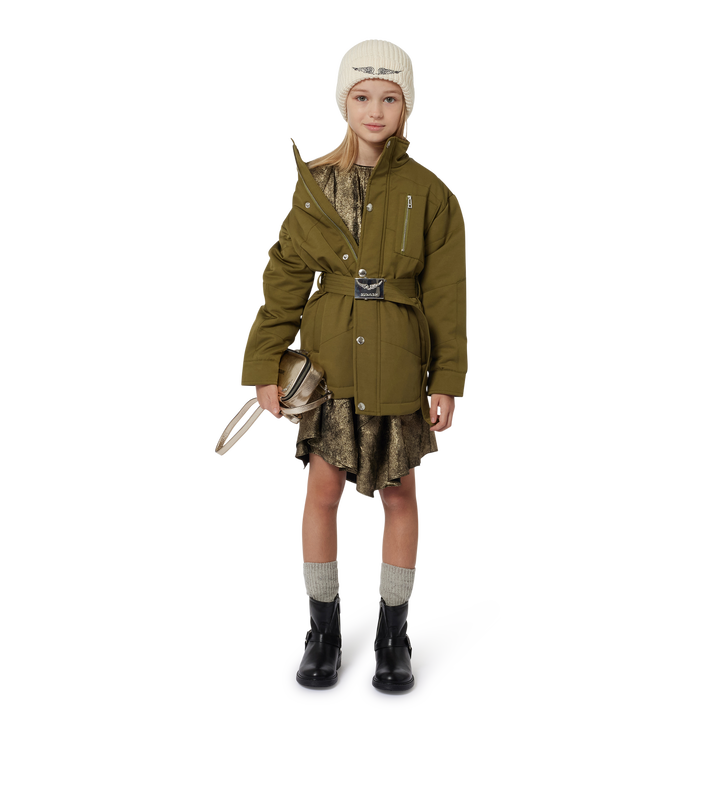 Leren enkellaarsjes met rits ZADIG & VOLTAIRE 
                        GIRL