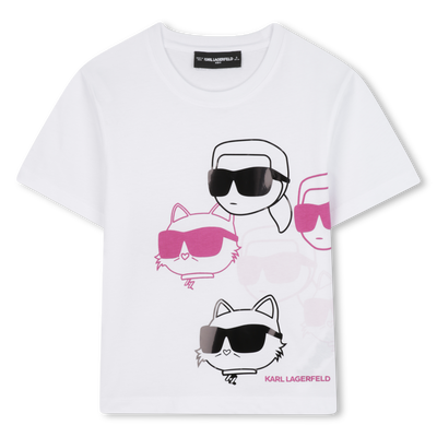 T-shirt à manches courtes KARL LAGERFELD KIDS FILLE