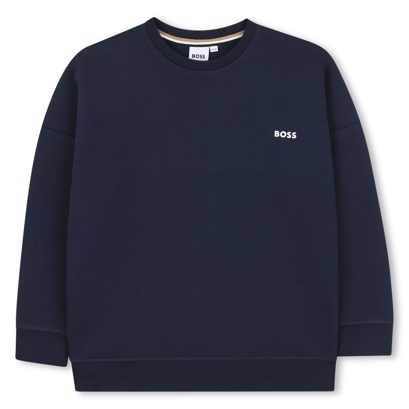 Effen sweater met ronde hals BOSS 
                        BOY