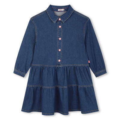 Robe en denim &agrave; col chemise BILLIEBLUSH FILLE