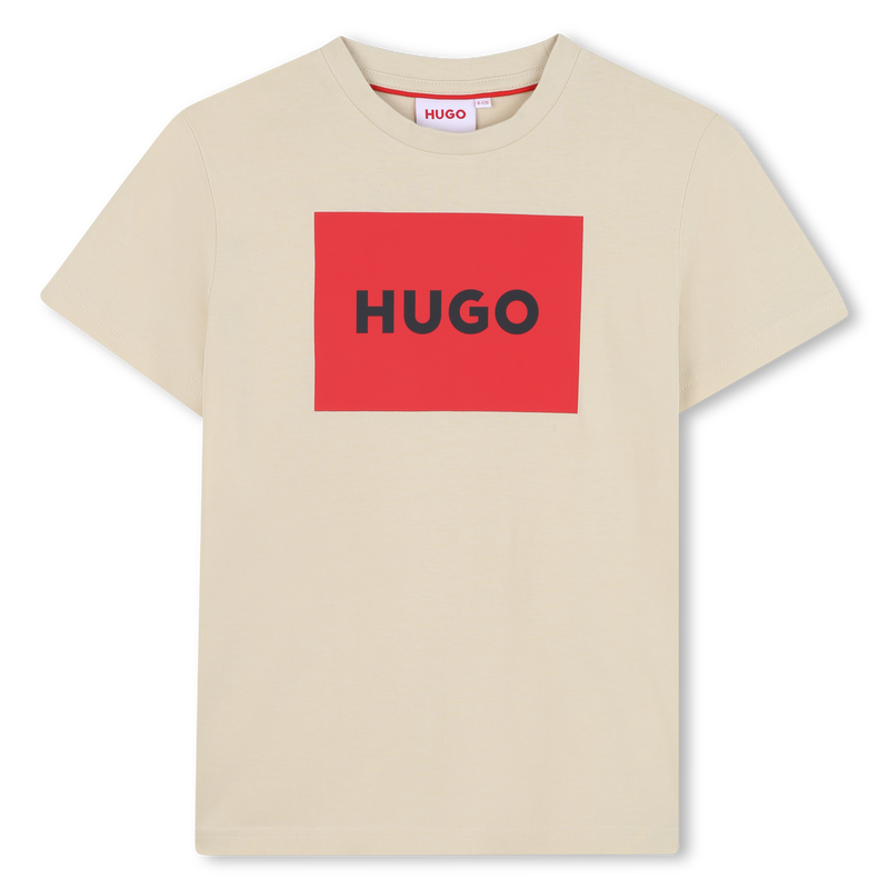 Katoenen T-shirt, korte mouwen HUGO 
                        BOY