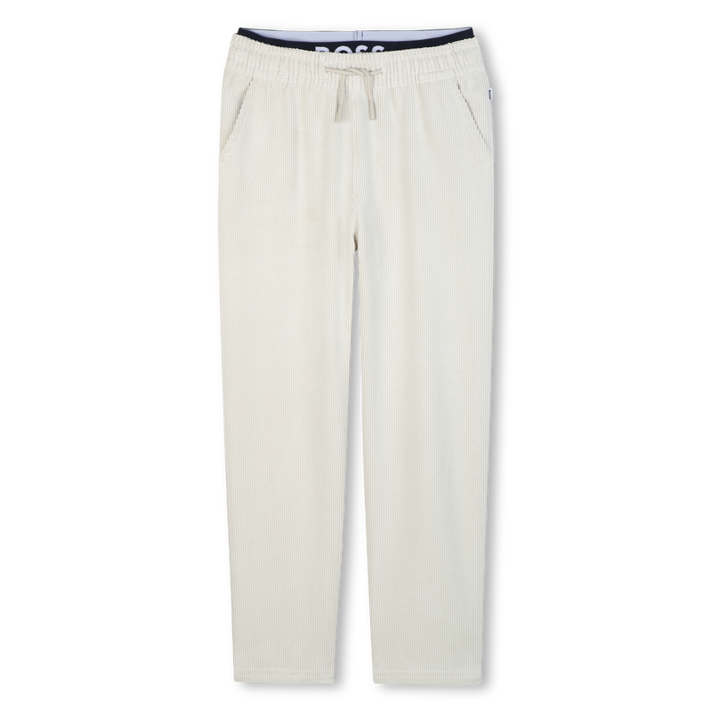 Pantalon en velours BOSS 
                        GARCON