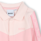Pyjama &agrave; d&eacute;coupes et col polo BOSS 
                    FILLE