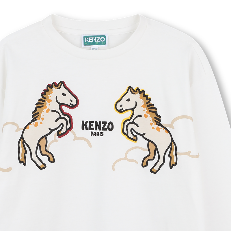 TEE-SHIRT MANCHES LONGUES KENZO KIDS 
                        UNISEXE