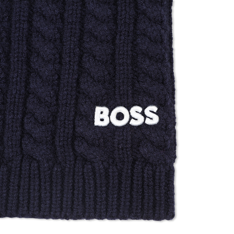 Tour de cou tricot torsadé BOSS 
                        GARCON