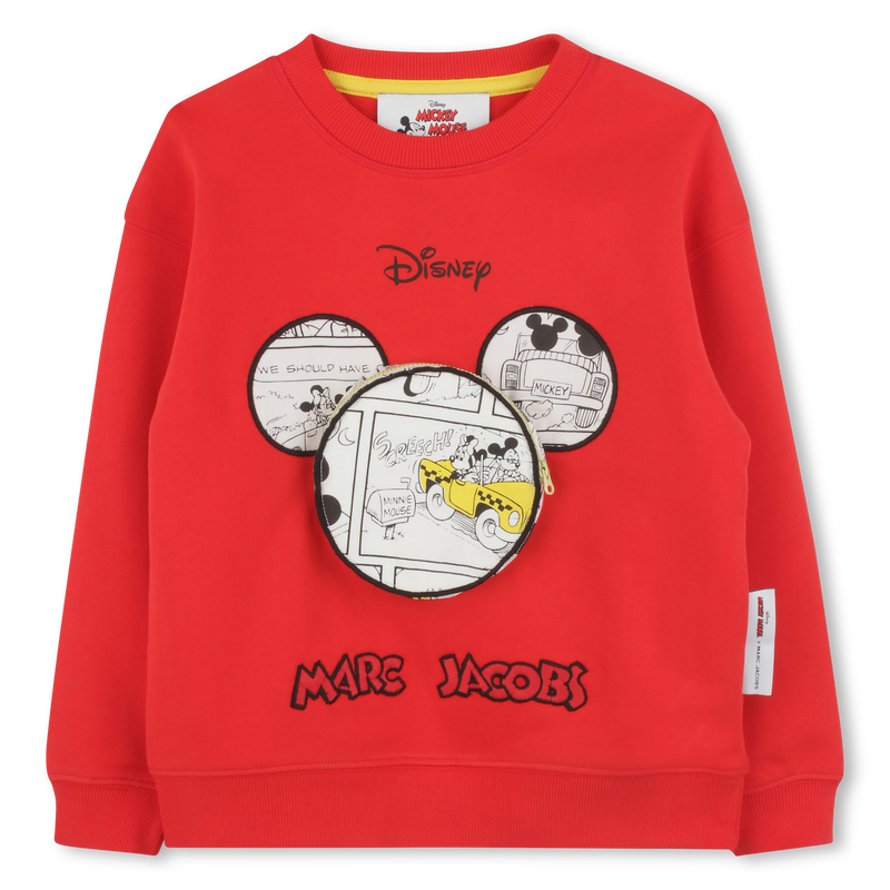 Sweat-shirt molletonn&eacute; coton MARC JACOBS 
                        GARCON