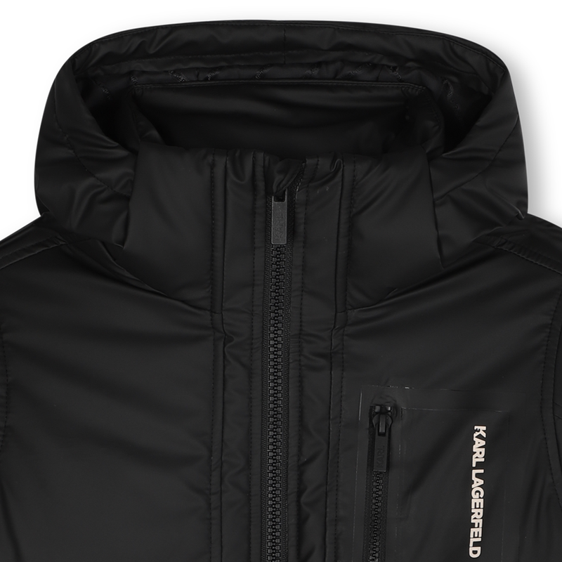 Parka met capuchon KARL LAGERFELD KIDS 
                        BOY
