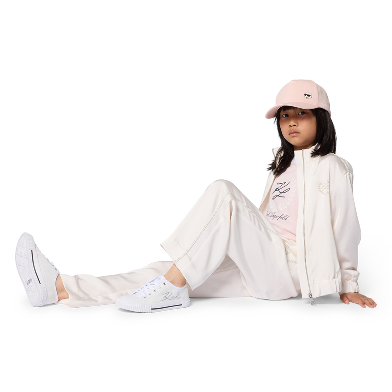 SATIJNEN JOGGINGBROEK KARL LAGERFELD KIDS 
                        GIRL