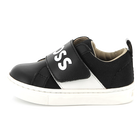 Leren sneakers met klittenband BOSS 
                    BOY