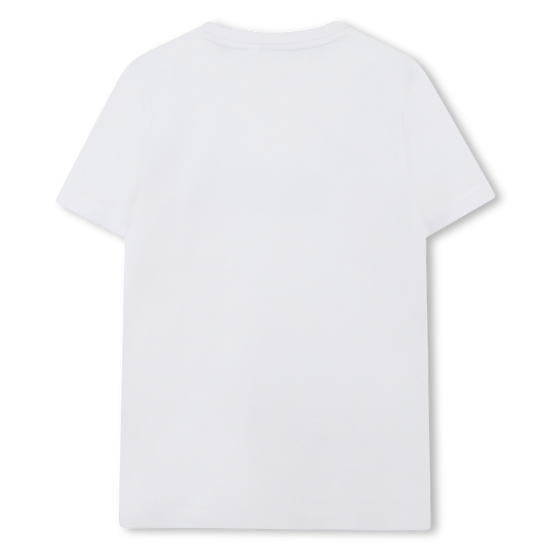 Katoenen T-shirt korte mouwen BOSS 
                        BOY