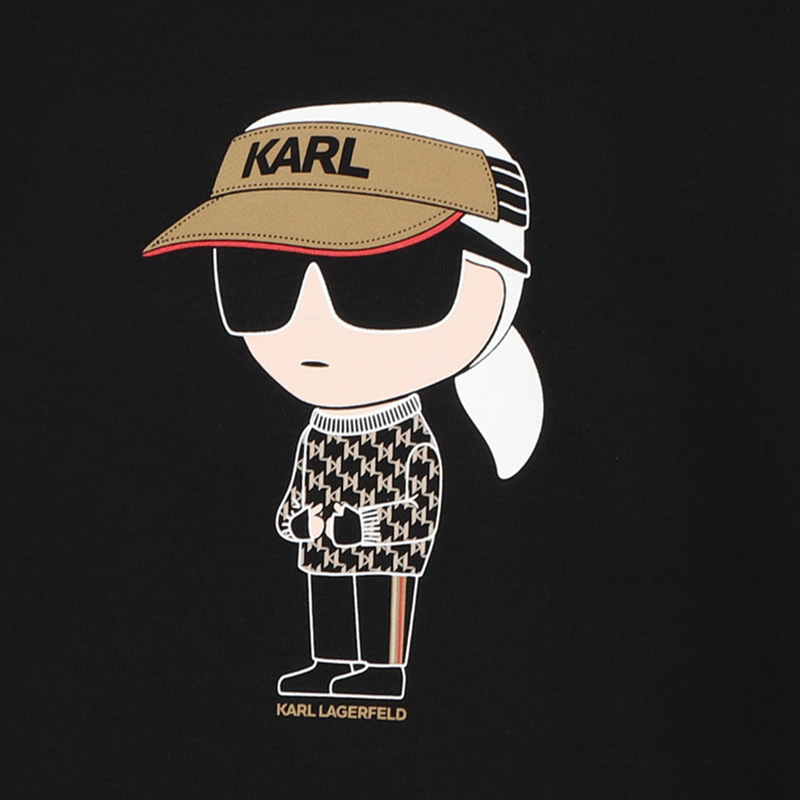 Sweat-shirt molletonn&eacute; KARL LAGERFELD KIDS 
                        GARCON