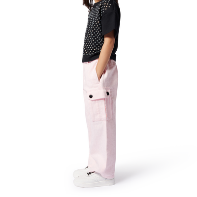 Top en coton avec strass MARC JACOBS FILLE