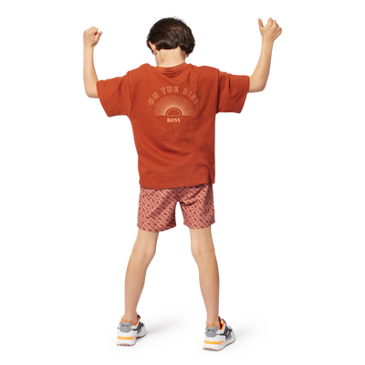 T-shirt brod&eacute; BOSS GARCON