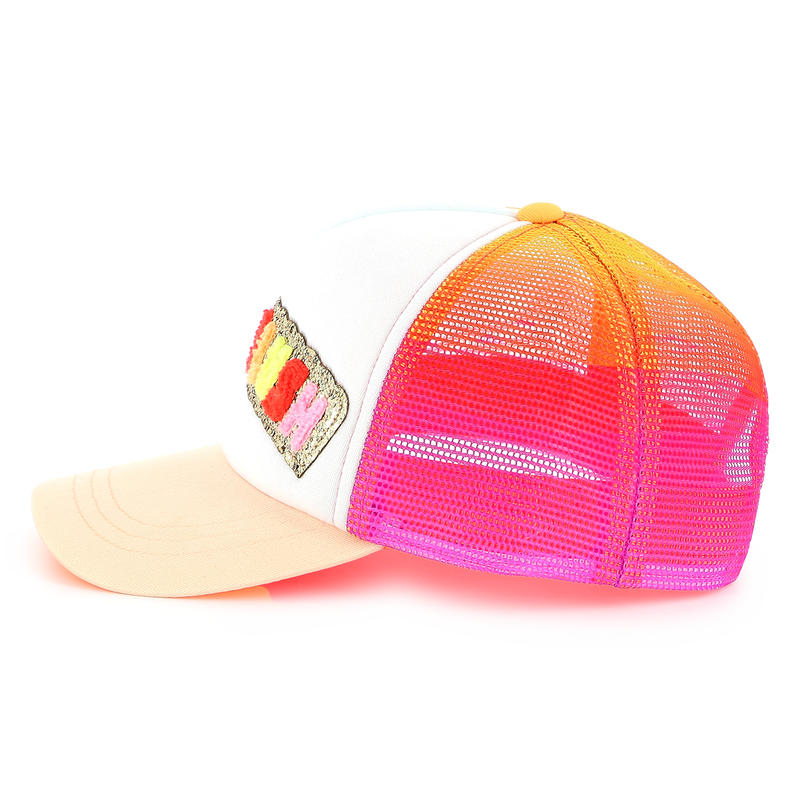 Casquette avec badge bouclette BILLIEBLUSH 
                        FILLE
