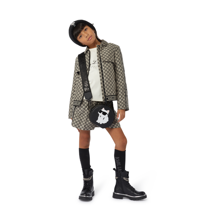 Veste de c&eacute;r&eacute;monie en jacquard KARL LAGERFELD KIDS 
                        FILLE