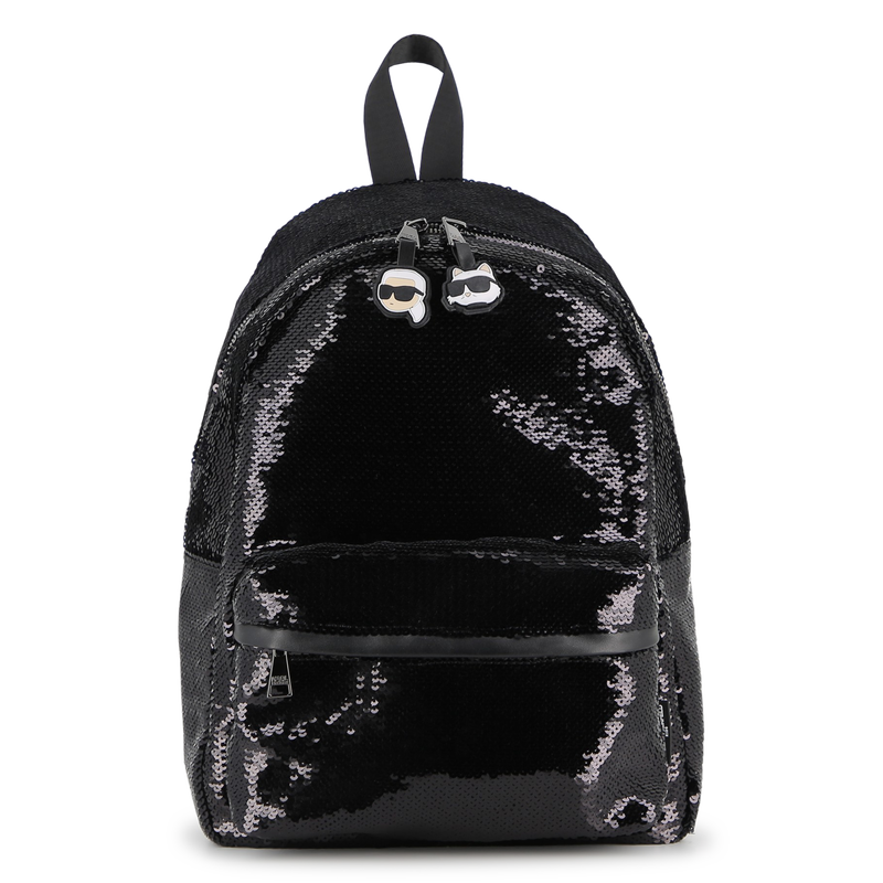 Sac à dos orné de sequins brillants KARL LAGERFELD KIDS 
                        FILLE