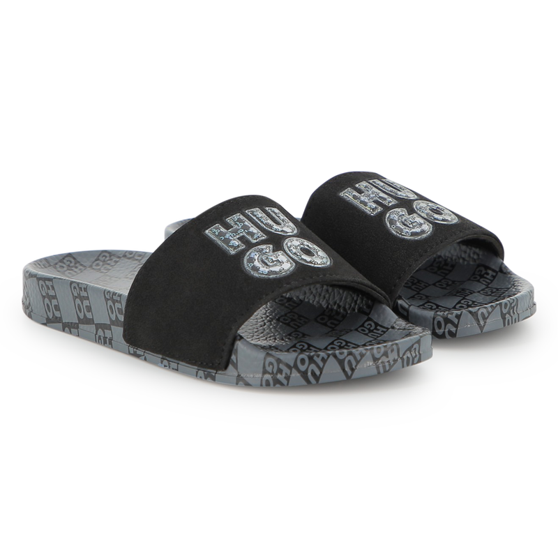 Claquettes en simili HUGO 
                        GARCON