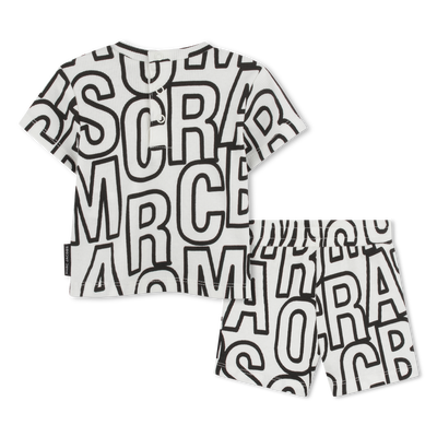 T-shirt en short van ribstof MARC JACOBS UNISEX