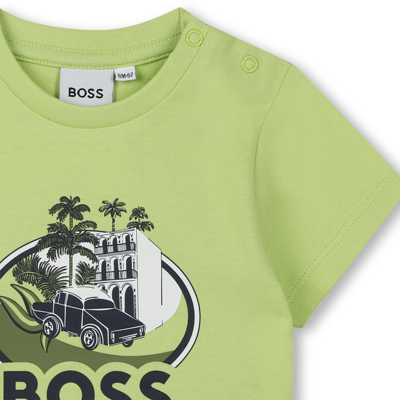 T-shirt met korte mouwen BOSS 
                        BOY