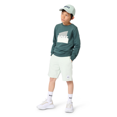 SWEAT EN MOLLETON BOSS GARCON