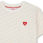 Tee-shirt manches courtes HUGO 
                    FILLE