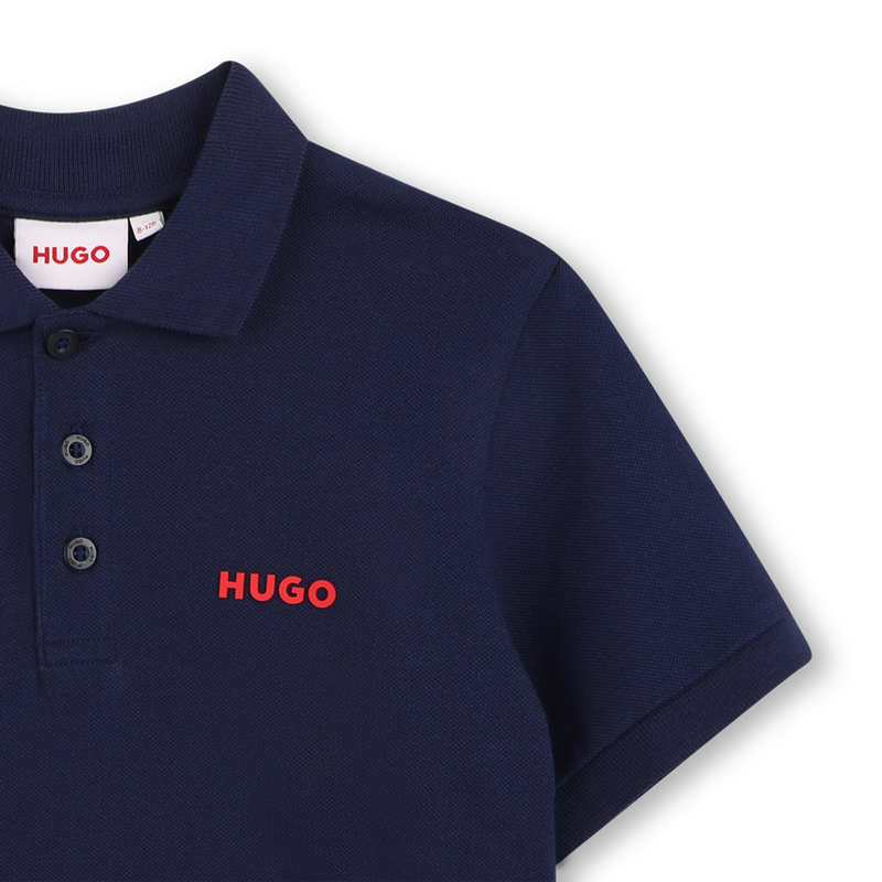 POLO MANCHES COURTES HUGO 
                        GARCON