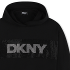 Fleece jurk met capuchon DKNY 
                    GIRL
